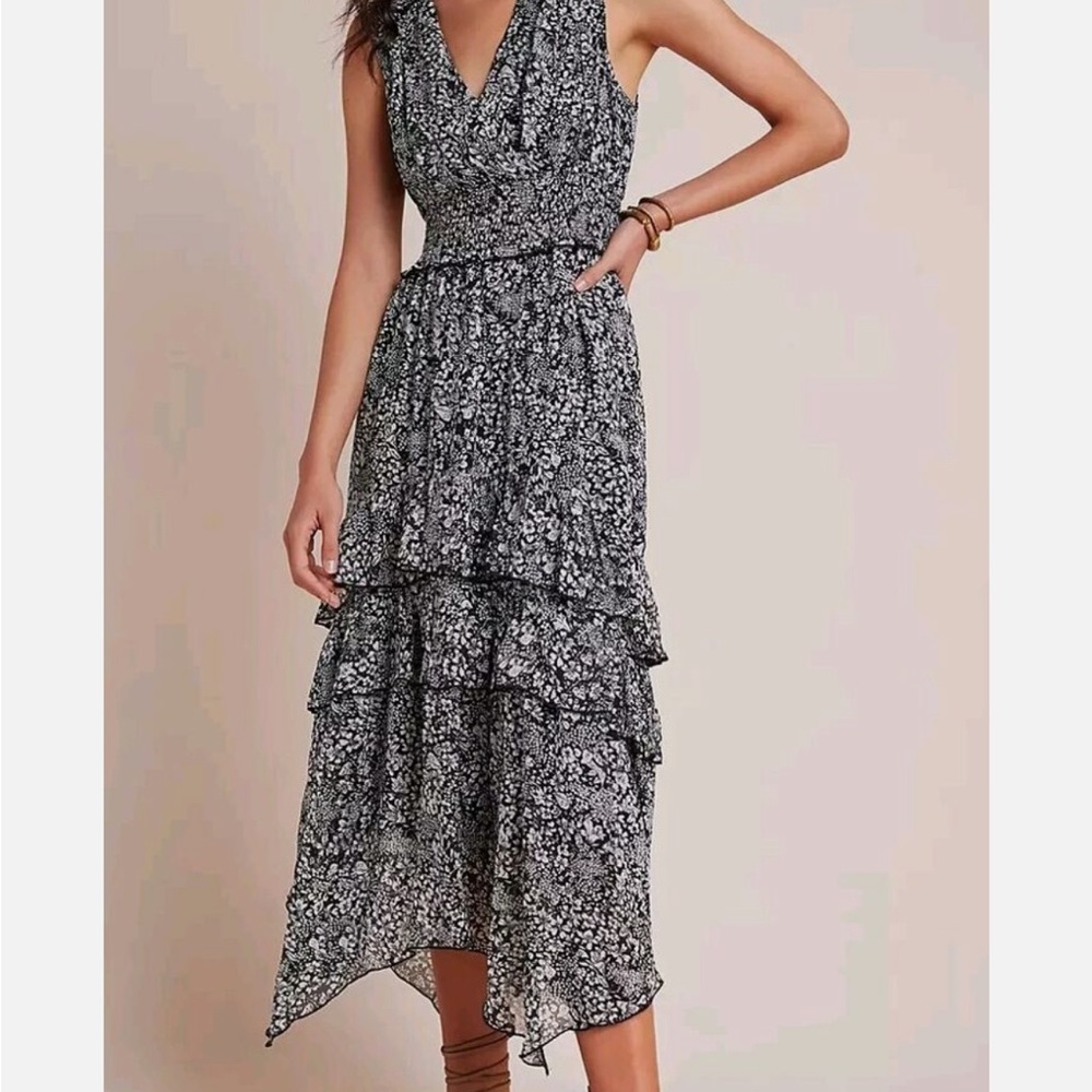 Marcella Tiered Midi Dress